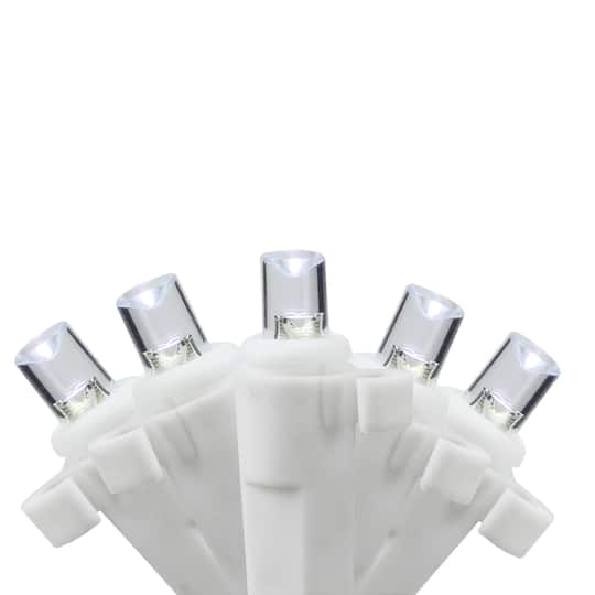 35ct. Clear LED Wide Angle Icicle Christmas String Lights